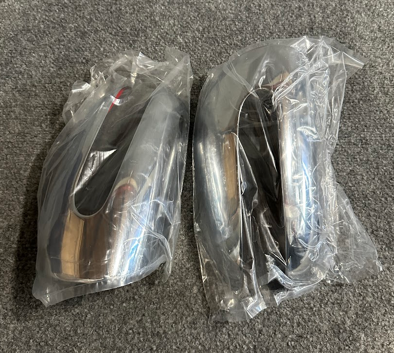 SCHATZ Chrome Outside Mirror Covers - 220 2067 - Fits Mercedes W220 from 10/02