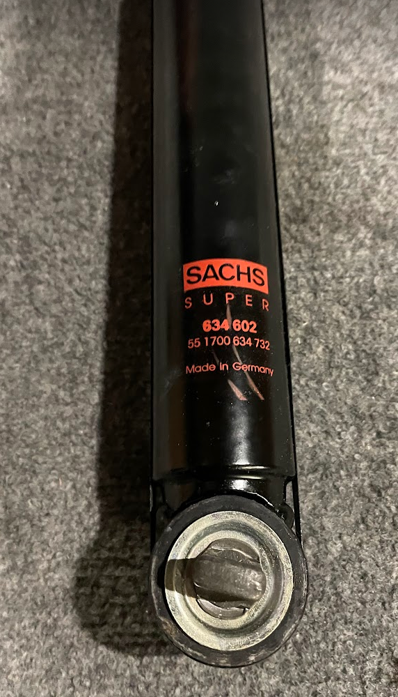 Sachs Rear Gas Shock Absorber - 634 602 / 115-326-30-00 - For Mercedes-Benz