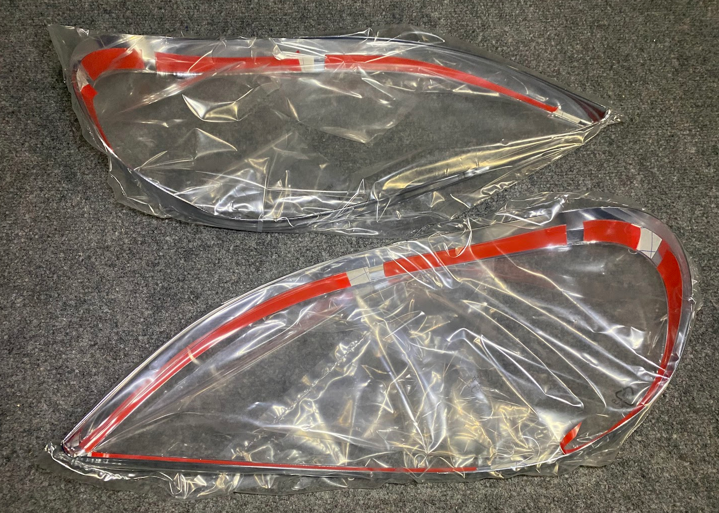Chrome Headlight Frames - 163 2222 - Fits Mercedes-Benz W163 ML Class from 09/01
