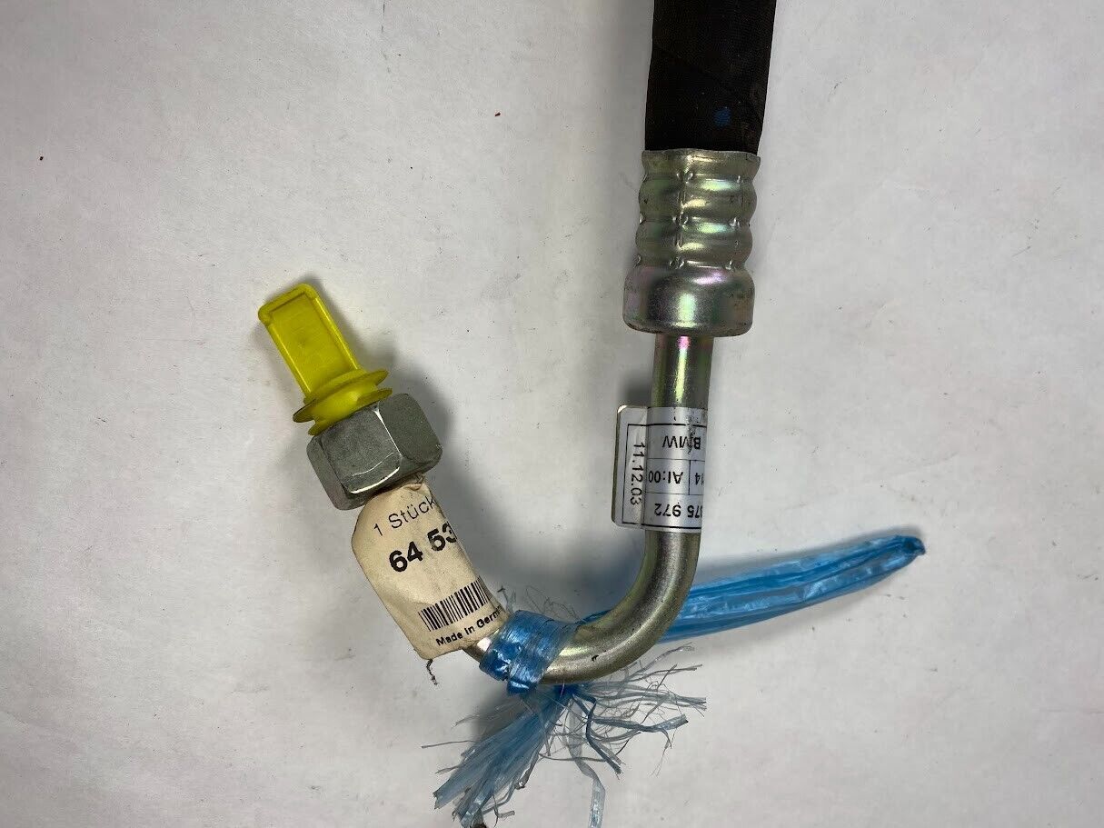 BMW A/C Refrigerant Discharge Hose - 64-53-1-375-972 - For 535i & 535is (85-88)