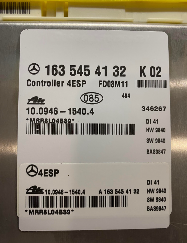 Mercedes-Benz Control Unit - 163 545 41 32- Fits Mercedes Benz ML320 & ML430