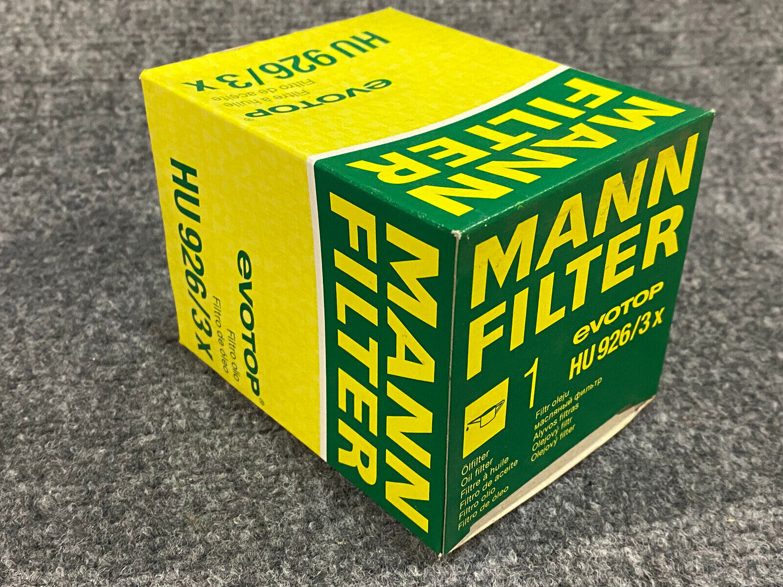 Mann Oil Filter - HU926/3X - Fits BMW 325i 7 325is / 525i & 525iT