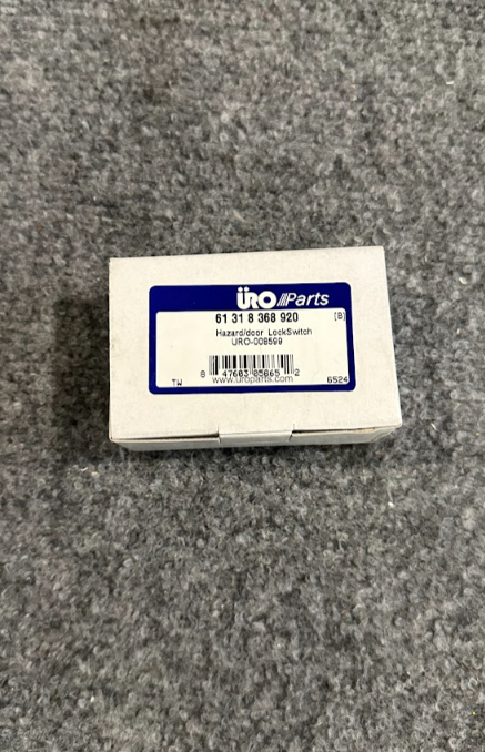 URO Door Lock and Hazard Warning Switch - 61 31 8 368 920 - For BMW 323Ci & More