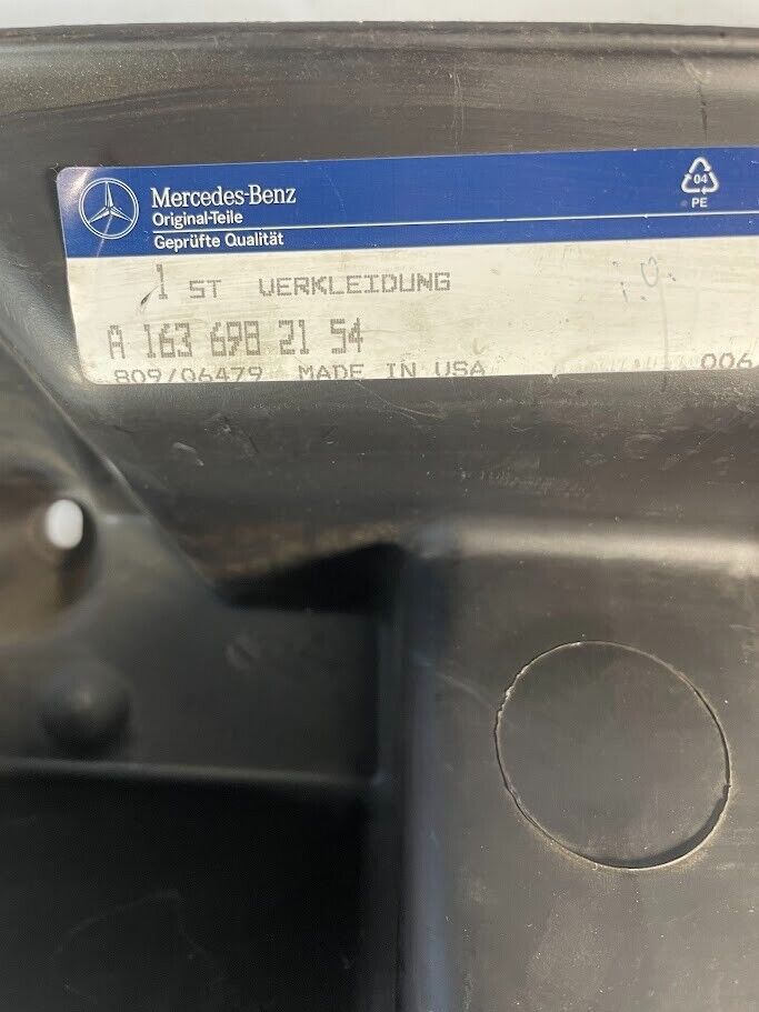 Mercedes-Benz Rear LH Trim - 163-698-21-54 - For MBZ ML500, ML320 & More 1998-05