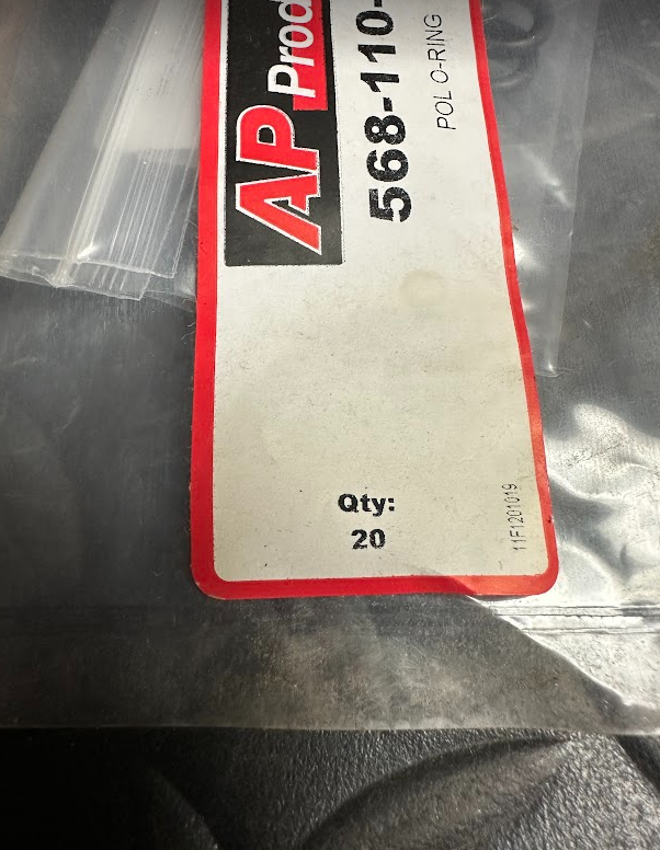 AP Products Pol O-Ring - 568-110-01 / 56811001 - 20 Pcs