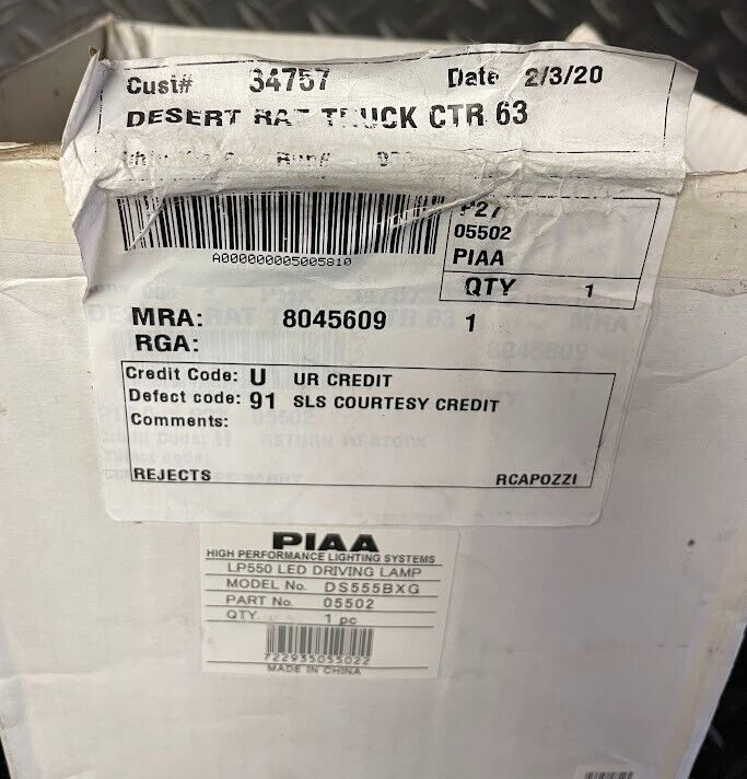 PIAA LP550 Series Driving Light - 05502 / DS555BXG - Universal