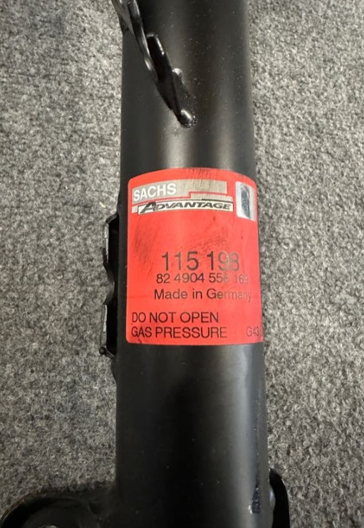 Sachs Shock Absorber - 115 198 / 31-31-1-139-415 - Fits BMW 320i & 325i 92