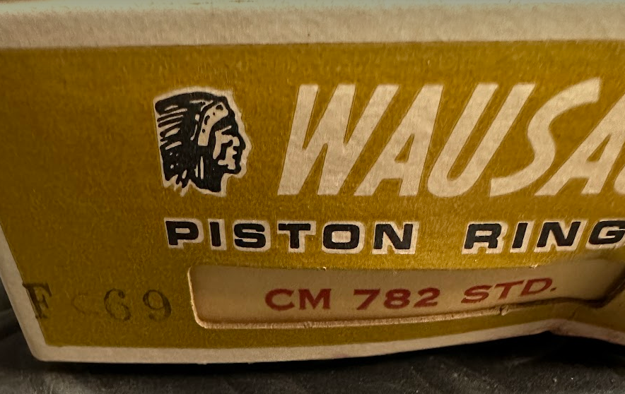 WAUSAU Piston Rings (STD) - CM 782 / FC69 - Fits Renault Caravelle & Dauphine