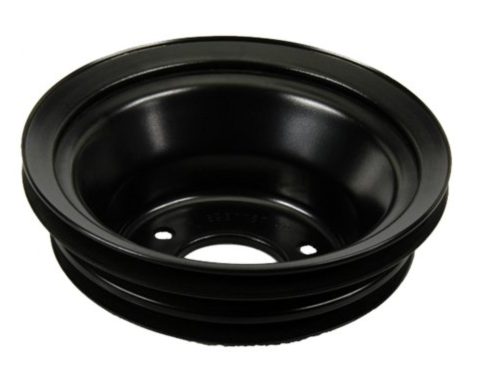 CHQ Big Block Triple Groove Crankshaft Pulley w/ AC - W-037 - For Chevy 69-75