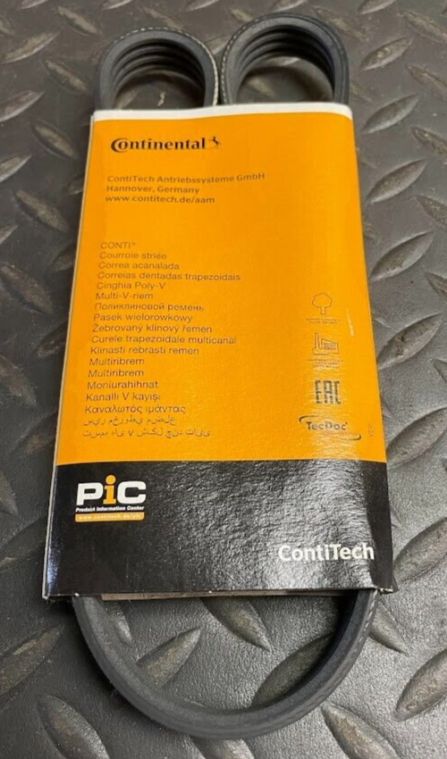 Continental V-Belt - 4PK845 / 11-28-7-631-822 - For BMW, Nissan, Toyota & Others