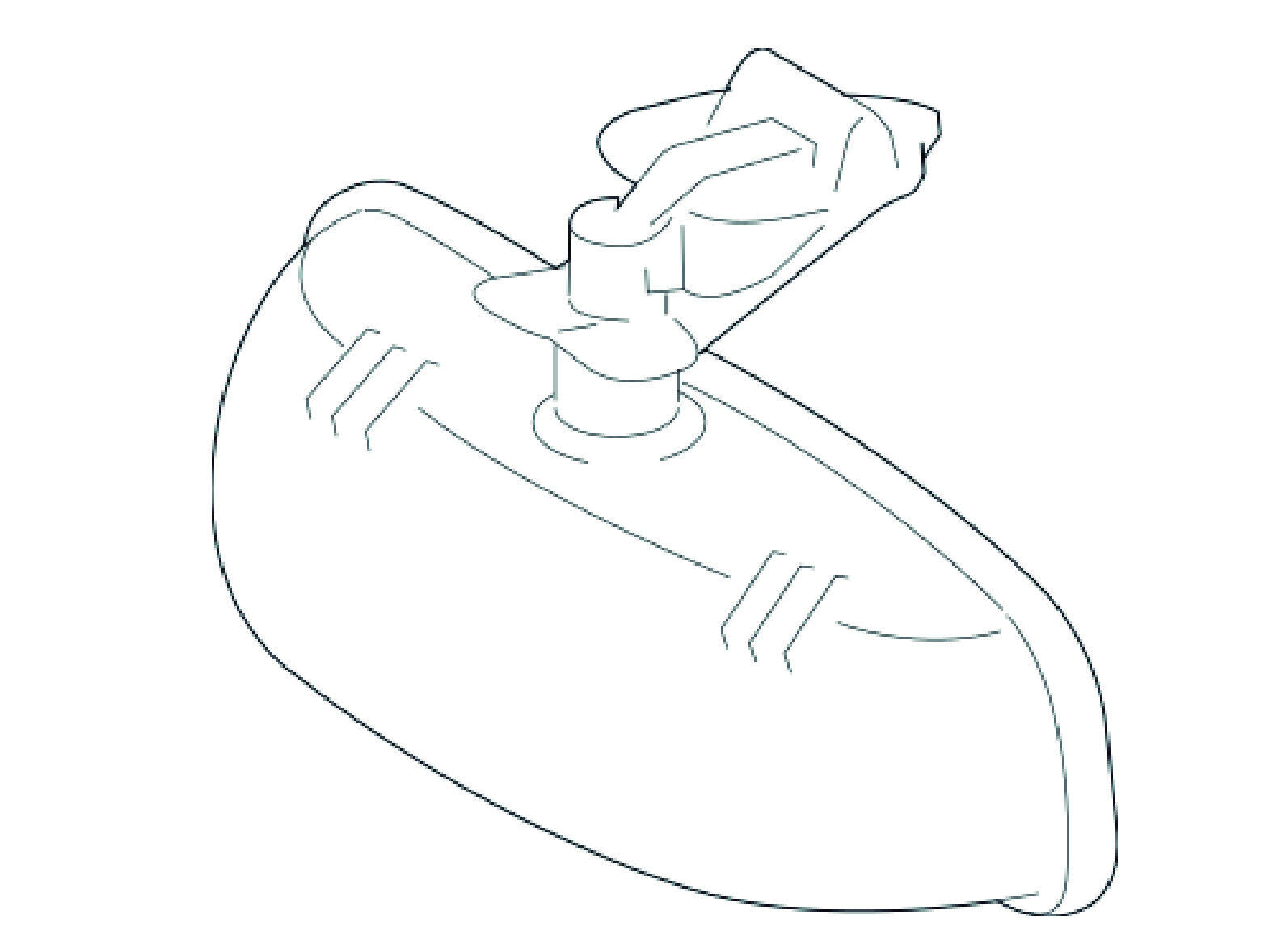 Mercedes-Benz Inside Rearview Mirror - 211-810-07-17-7F94 - Fits MBZ E320 & More