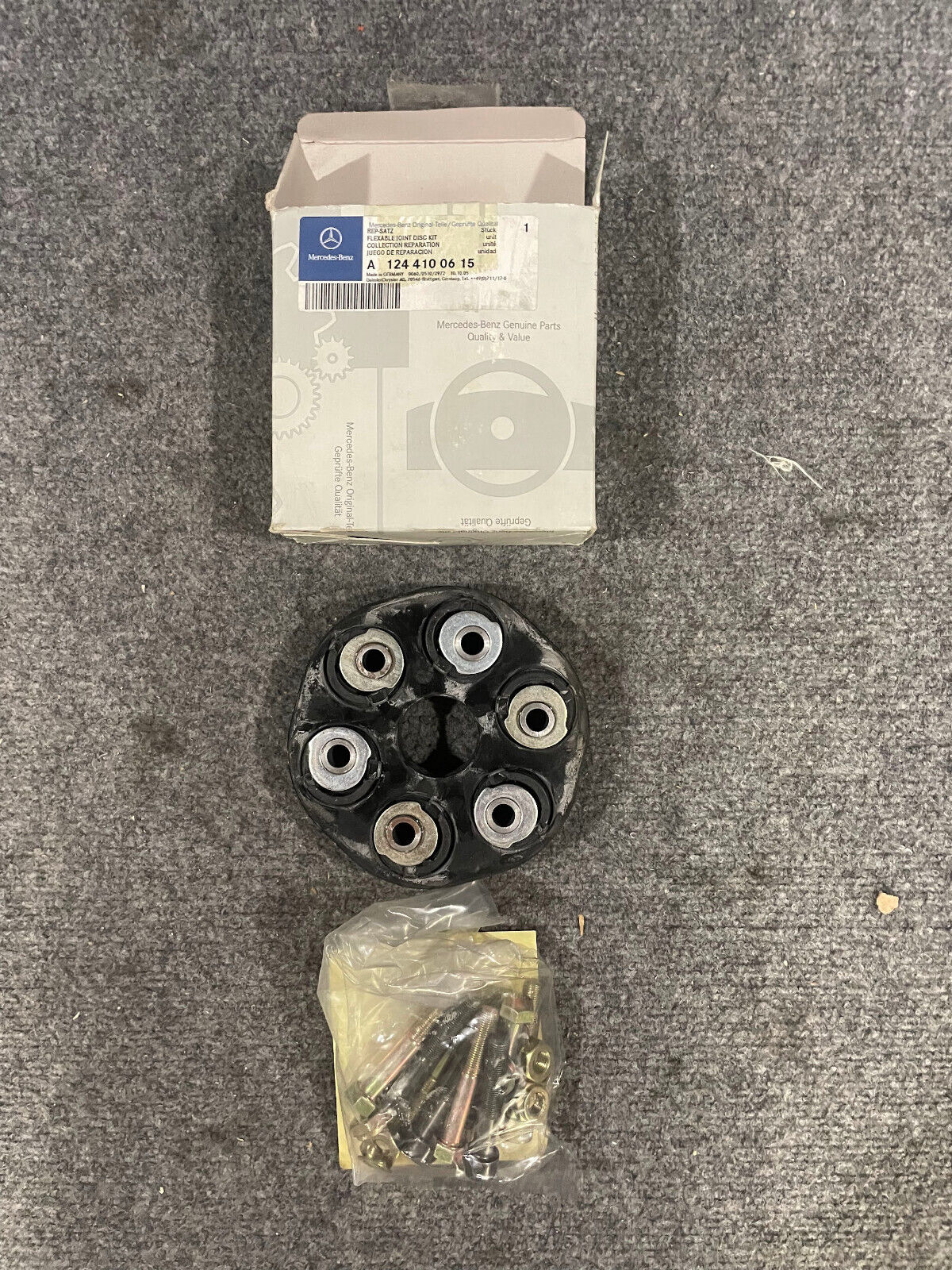 Mercedes-Benz Flexable Joint Disc Kit- A1244100615 - For MBZ 190D & Others