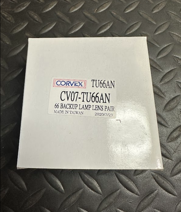 Corvex Backup Lamp Lens Pair - CV07-TU66AN / LT015 - For Chevrolet Chevelle 1966