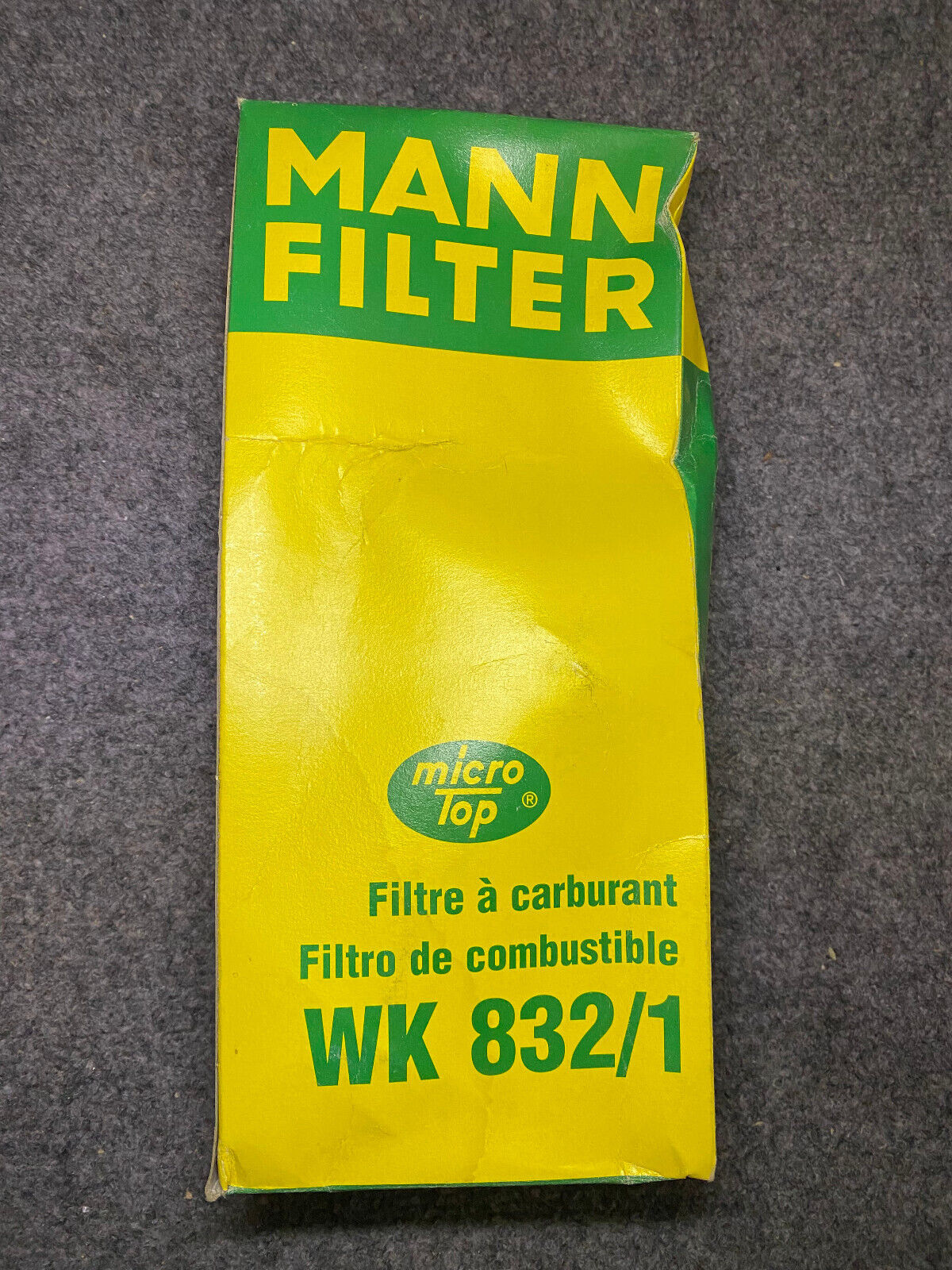 MANN FILTER Fuel Filter - WK 832/1 - For Porsche 911 & Boxster 2002-2005