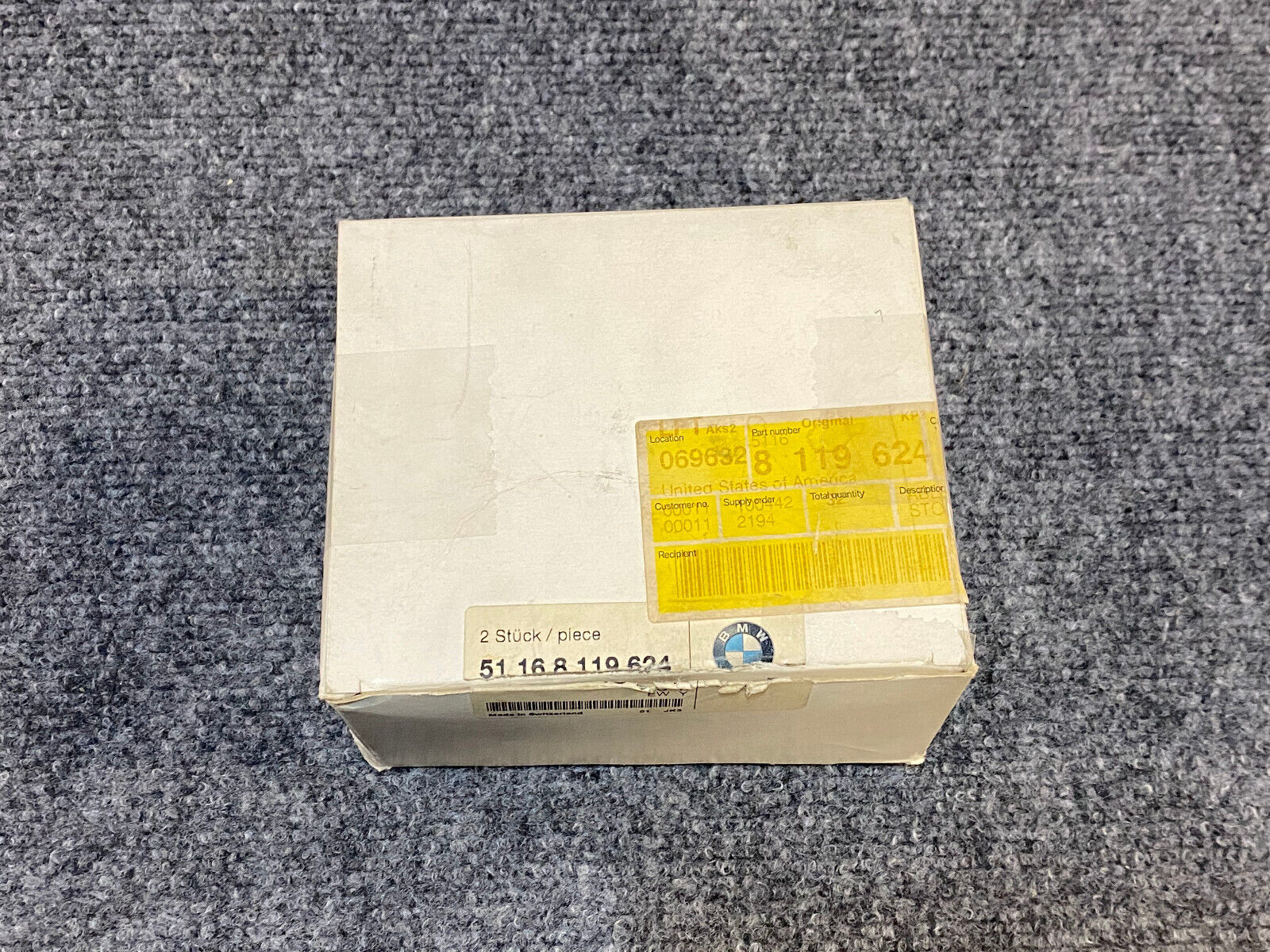 BMW Front Storing Partition (1) - 51168119624 -Fits BMW 318i, 325is, M3 & Others