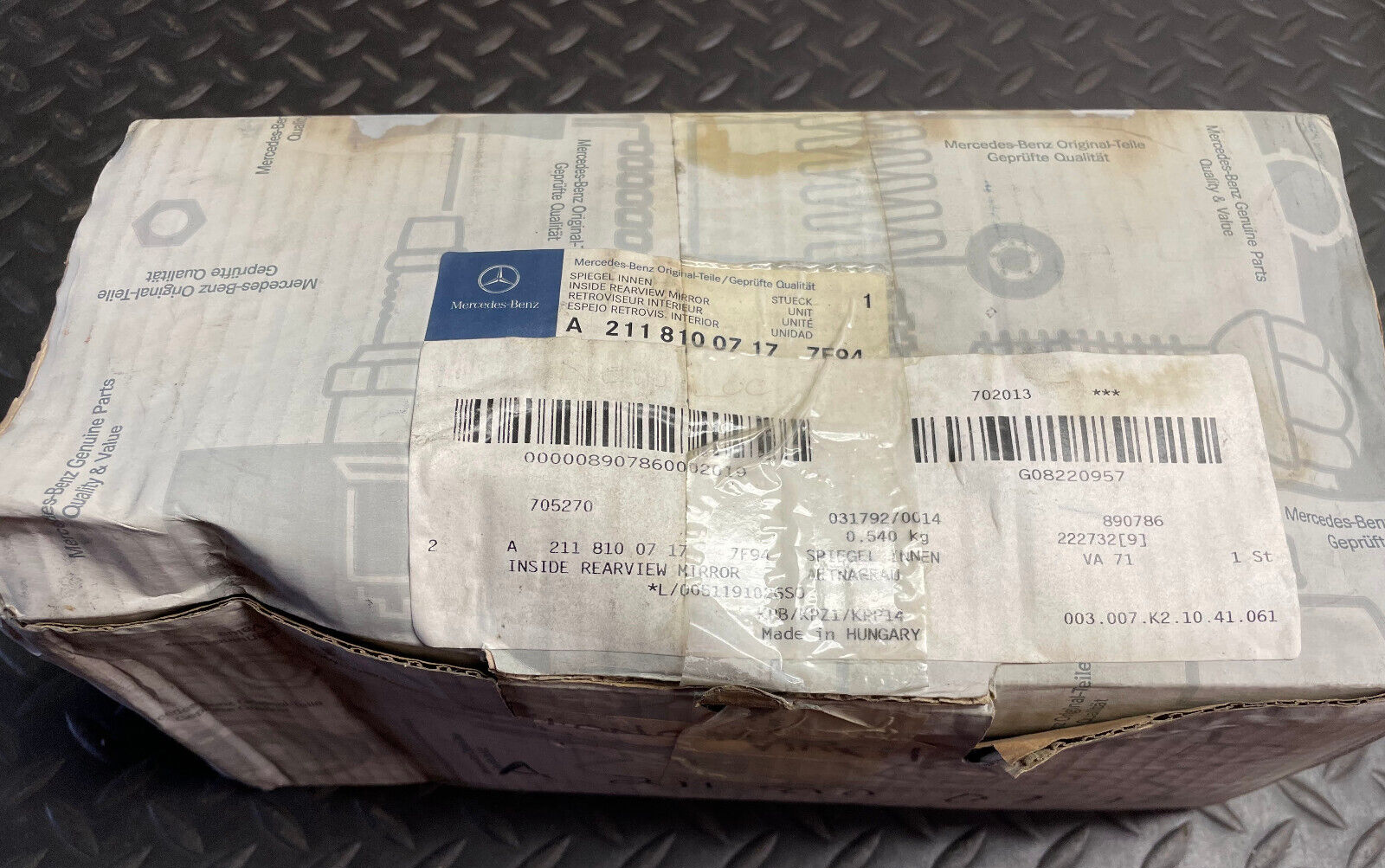 Mercedes-Benz Inside Rearview Mirror - 211-810-07-17-7F94 - Fits MBZ E320 & More