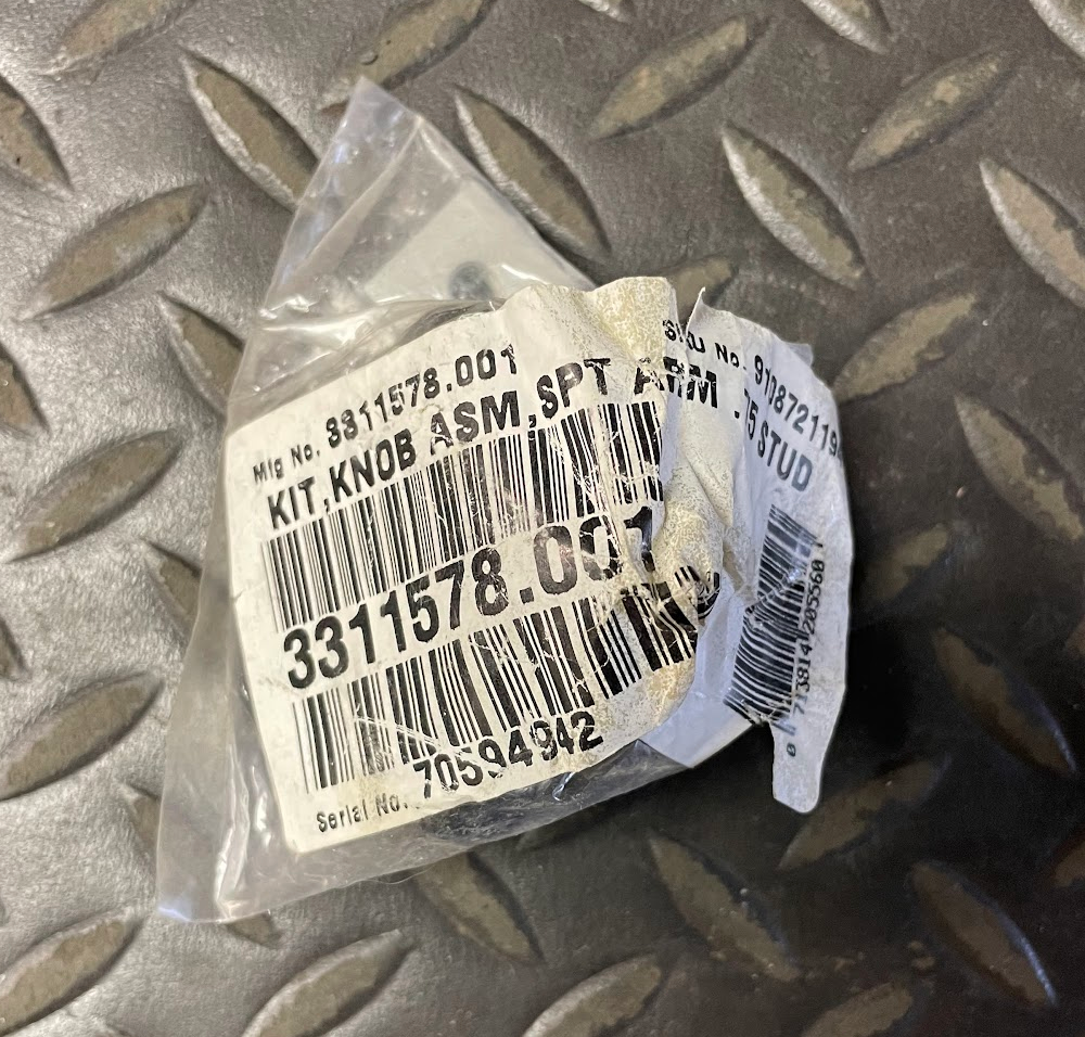 Dometic RV Awning Rafter Arm Adj. Knob - 3311578.001 - For A & E Patio Awnings