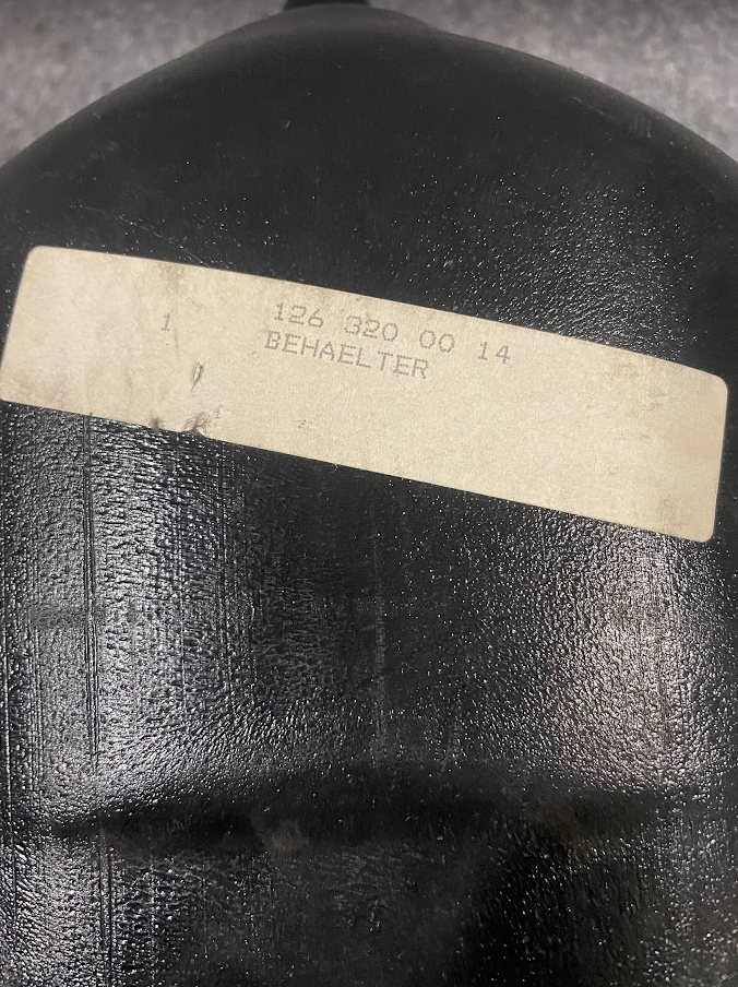 Container - 126-320-00-14 - For Mercedes-Benz 420SEL & 560SEL 1990-1991
