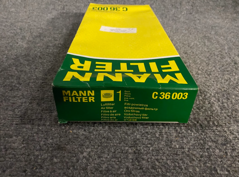 Mann Filter Air Filter - C 36 003 / 13 71 7 568 728 - Fits Mini Cooper & More
