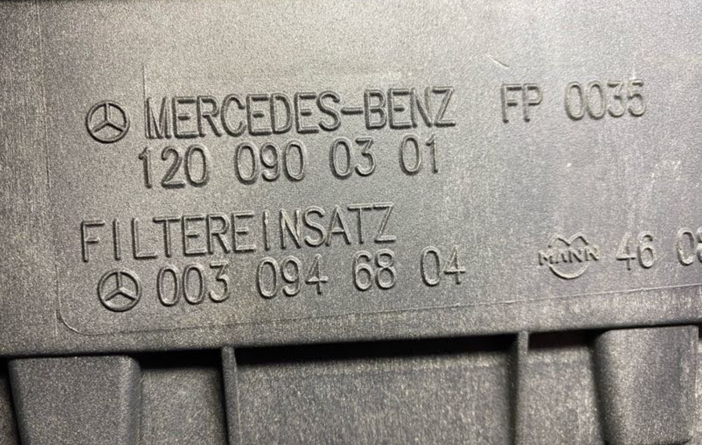 Mercedes-Benz Left Air Cleaner - A 120 090 03 01 - Fits MBZ SL600 & 600SL 93-95