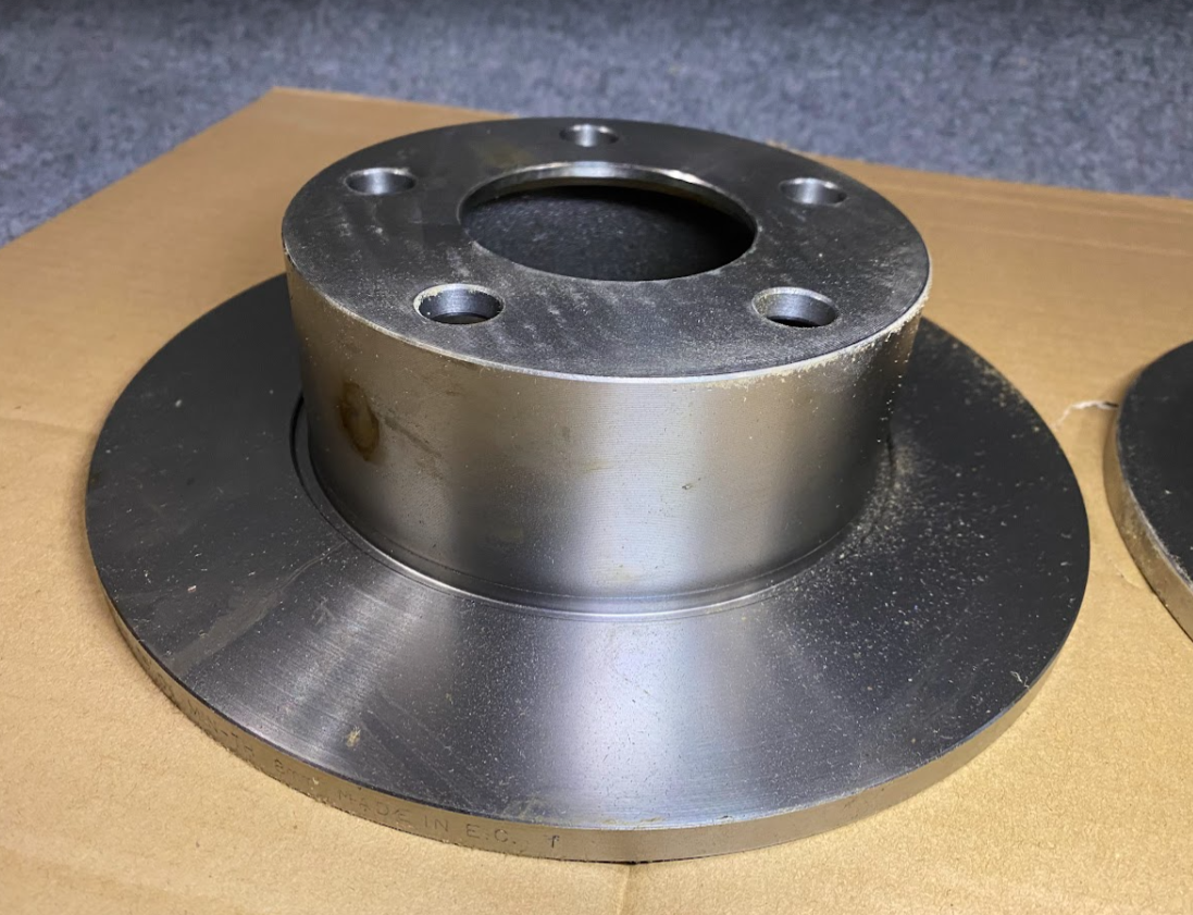 ATE Coated Disc Brake Rotor X2-24.01100201.1 / 8E0615601-Fits Audi & Volkswagen