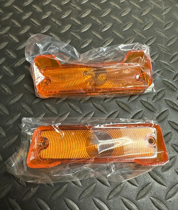 Corvex Park Light Lamp Lenses Pair - CV07-L66N / PL012 - For Chevrolet 1966