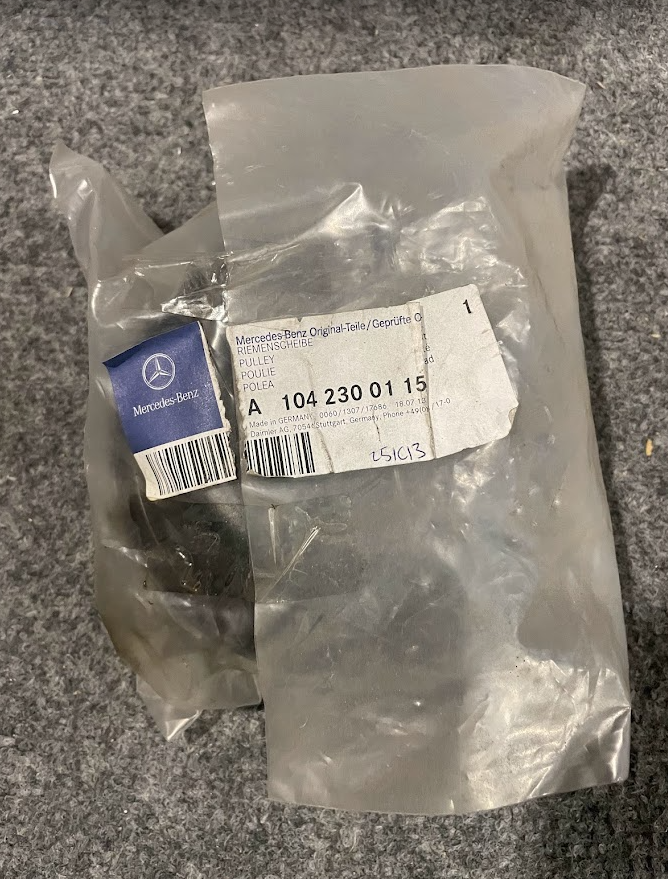 Mercedes-Benz Water Pump Pulley - 104-230-01-15 - Mercedes SL600, S600 & More