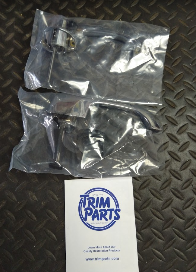 Trim Parts Rear Outside Door Handle Assemblies - 2418 - For Chevrolet 1961-1968