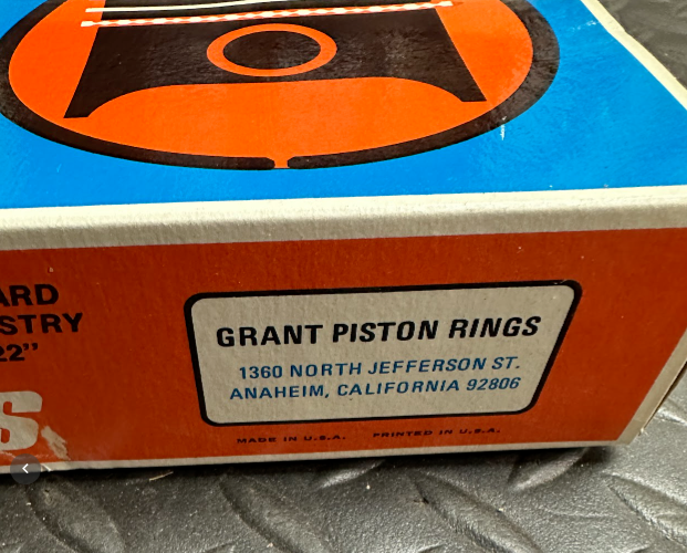 Grant Piston Ring Set (STD) - 4-1269 - Fits Volkswagen 1500 1965-1969