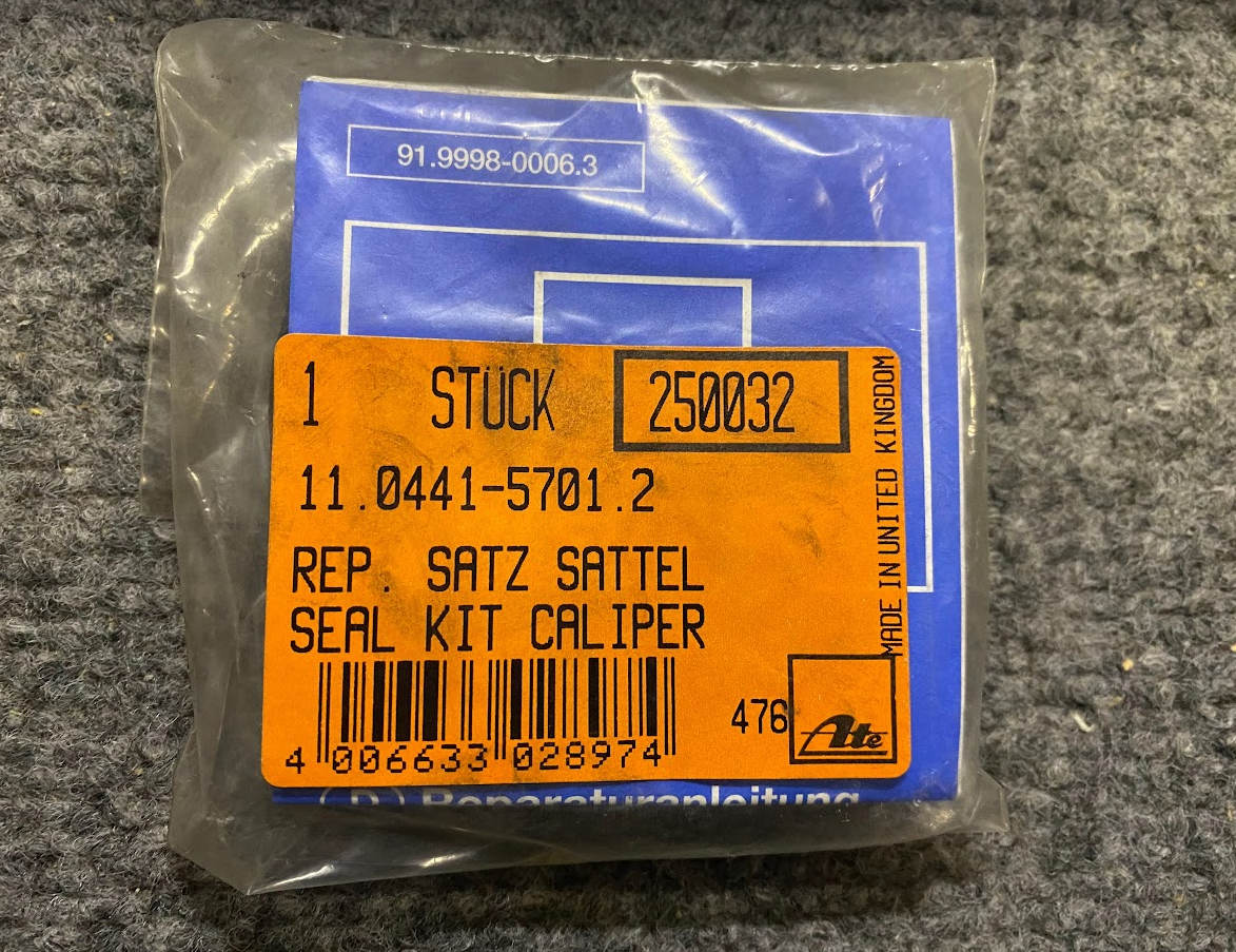 ATE Front Brake Caliper Repair Kit - 11.0441-5701.2 - For BMW & Volvo 1982-89