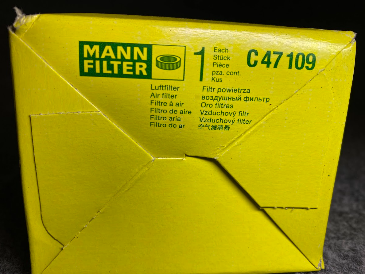 Mann Filter Air Filter - C 47 109 / 111-094-02-04 - Fits MBZ C200 & C230 2002