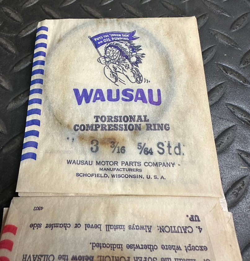 Wausau Piston Rings (STD) - CM 1057 STD - Fits Austin Rover & Morris Minor