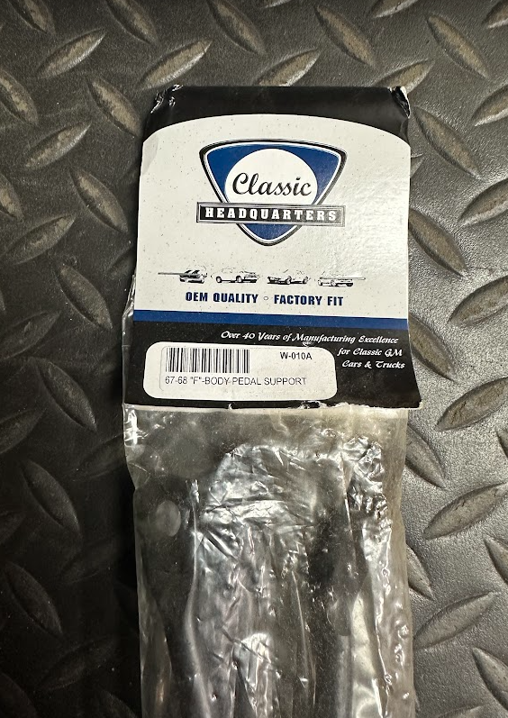 Classic Headquarters Pedal Support Rod Set - W-010A - For Chevrolet & Pontiac