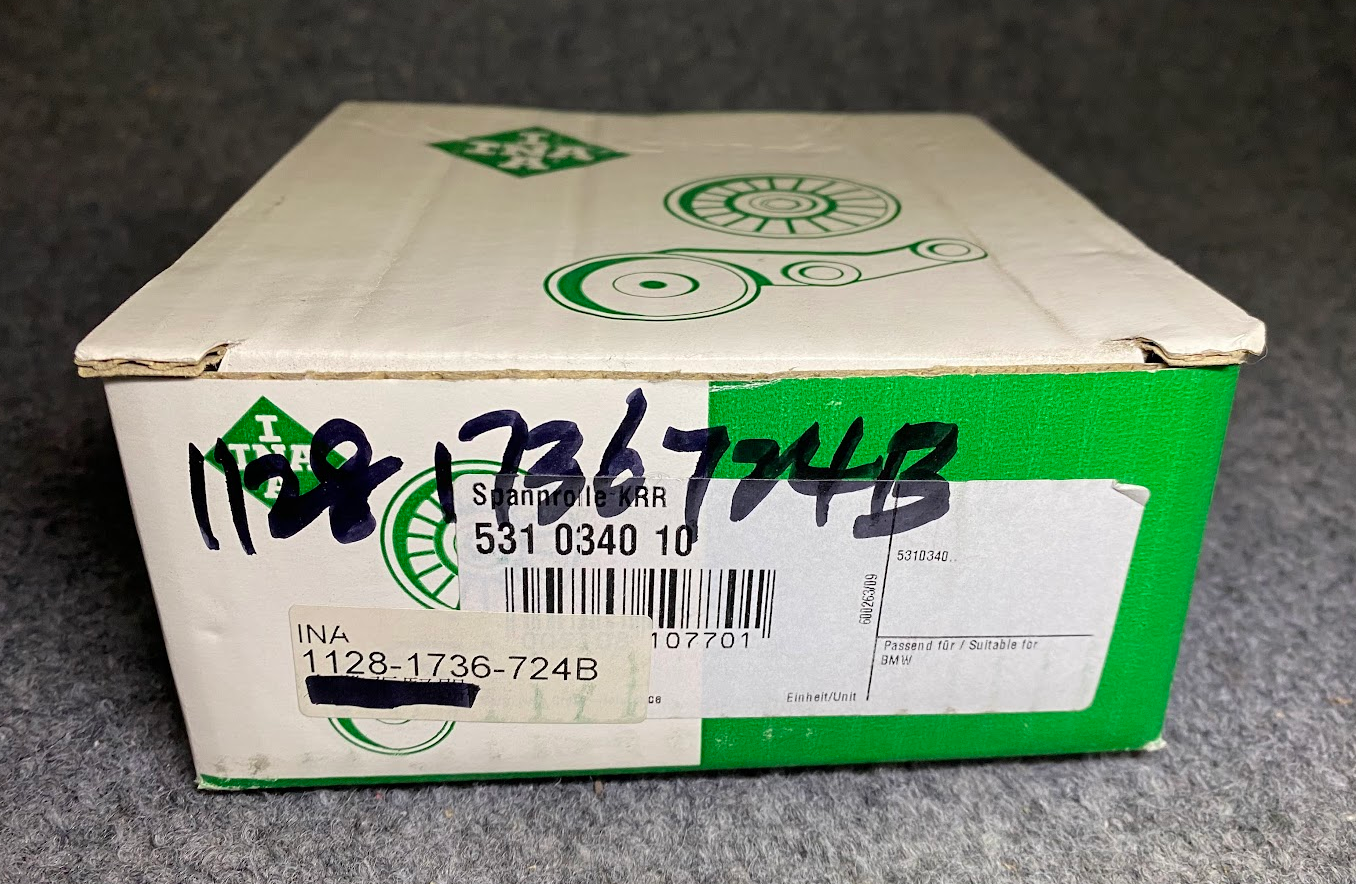 INA Belt Tensioner Assembly - 11-28-1-736-724-B - Fits BMW 530i, 540i & More