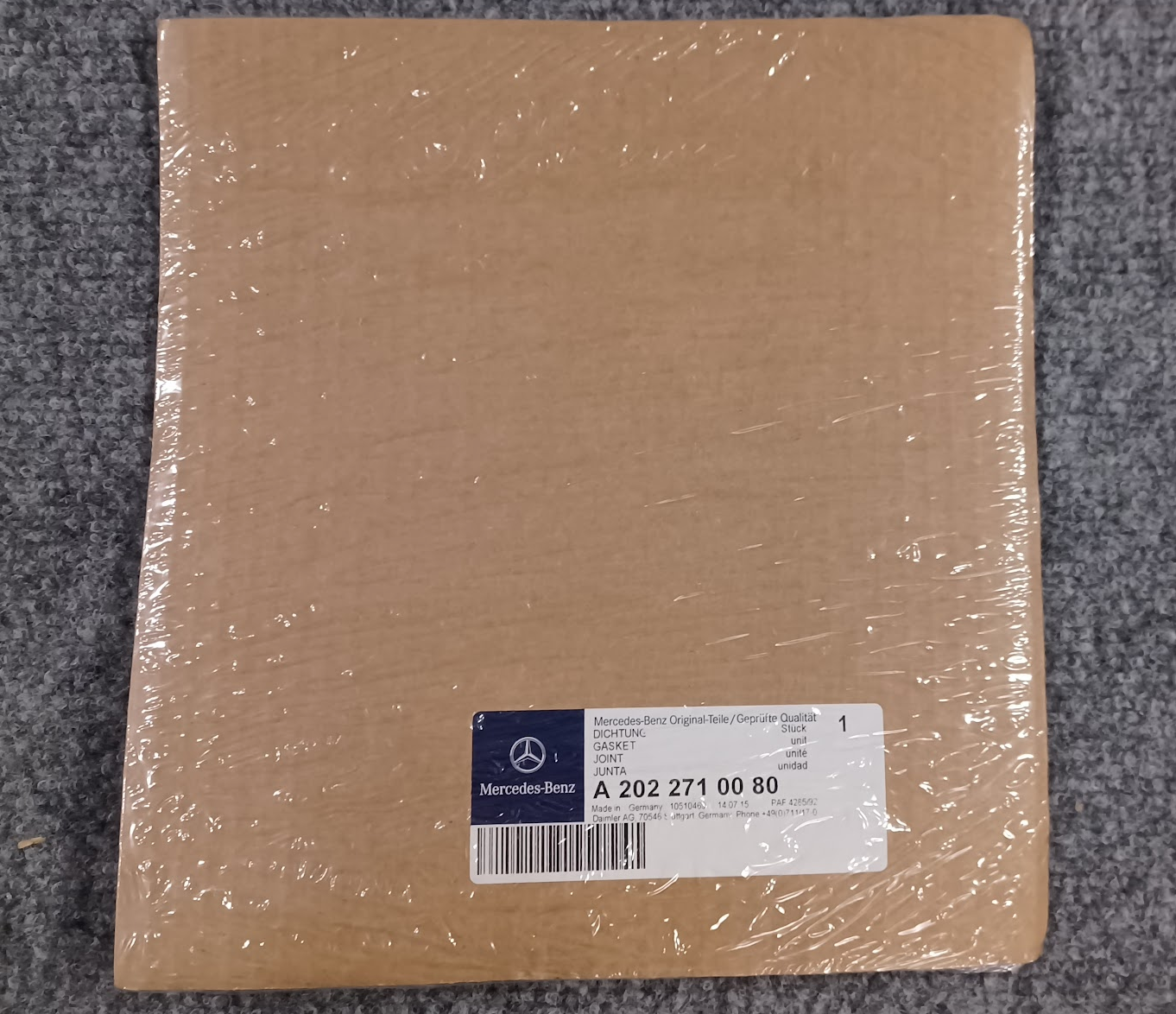 Mercedes-Benz Transmission Case Gasket - A 202 271 00 80 - Fits MBZ 190D & More