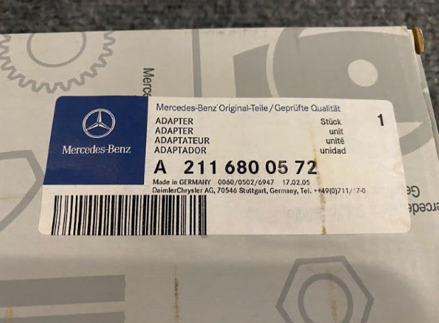 Mercedes-Benz CD Changer Adapter/Bracket - A 211 680 05 72 Fits MBZ E500 & More