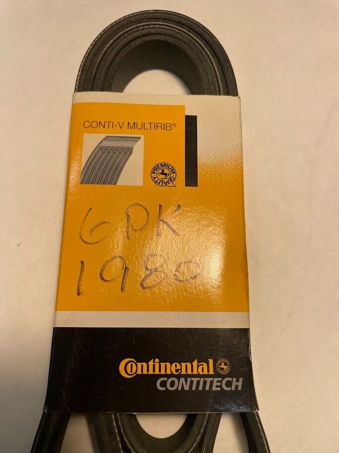 Continental V-Belt - 6PK1980 / 4060780 -For MBZ, Chevy, Buick, Land Rover & More