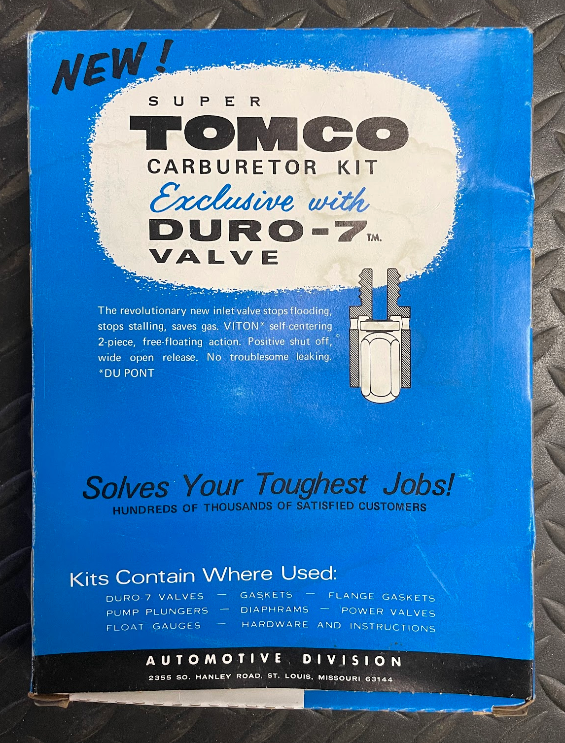 Tomco Carburetor Kit - 5521 - For Toyota Starlet 1.3L 1982