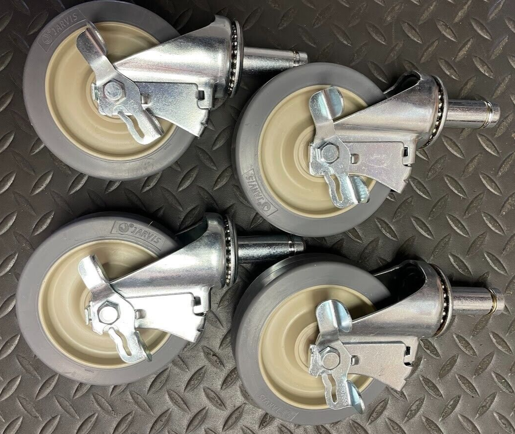 Centaur Caster Pack (4) - J5FBA-4 / C5FBA-4 - 300 lb Load Capacity Per Caster