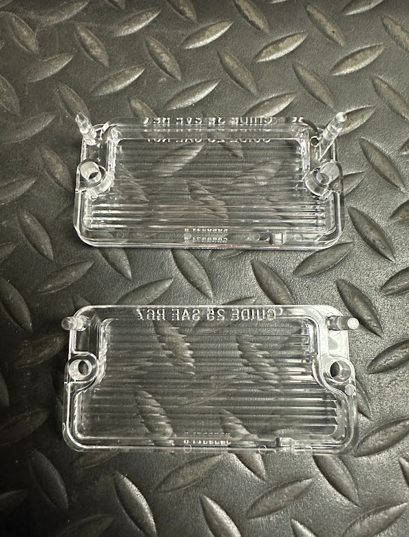 The Parts Place Inc. Backup Reverse Light Lamp Lens Pair- XL4424Z-For GTO & More