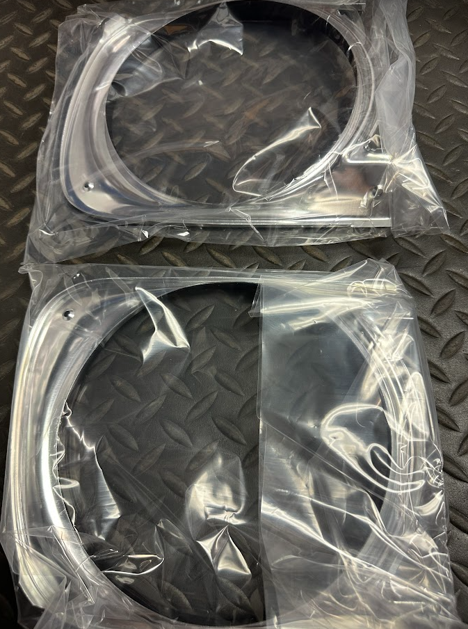 Classic Headquarters Standard Headlamp Bezels - W-569 - For Chevy Camaro 1968