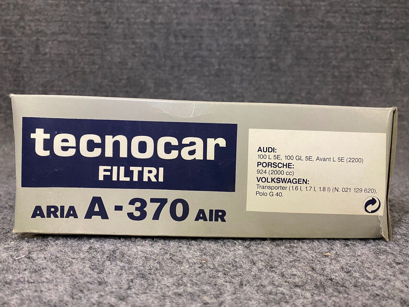 Tecnocar Air Filter - A-370 / 021129620 - For Audi / Porsche / Volvo & Others