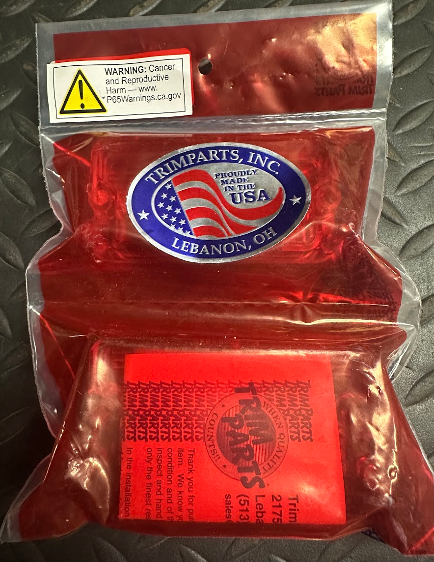 Trim Parts Back Up Lenses - A5785 - For Chevrolet Corvette 1968