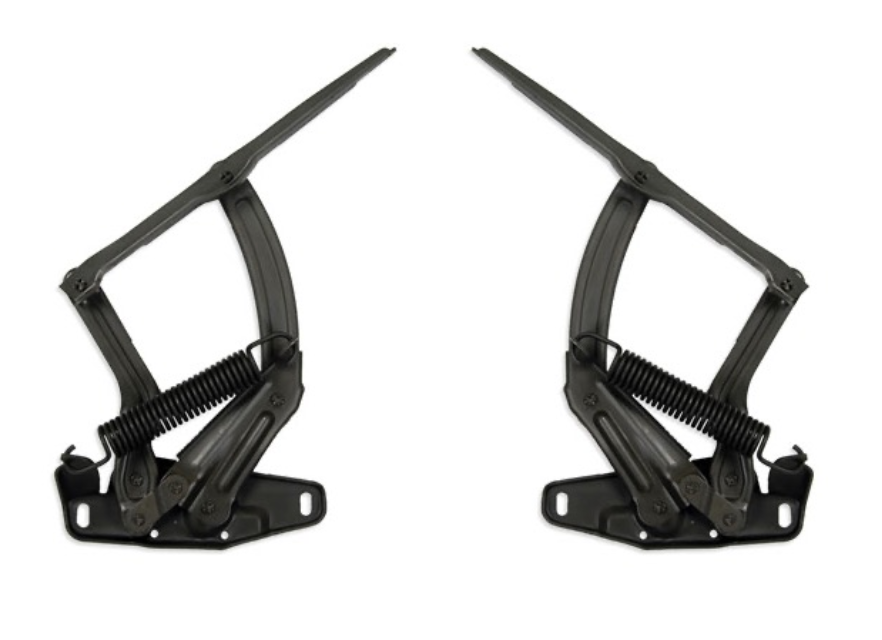 Classic Headquarters Hood Hinge with Spring Pair- W-996 - For Chevy Nova 69-75
