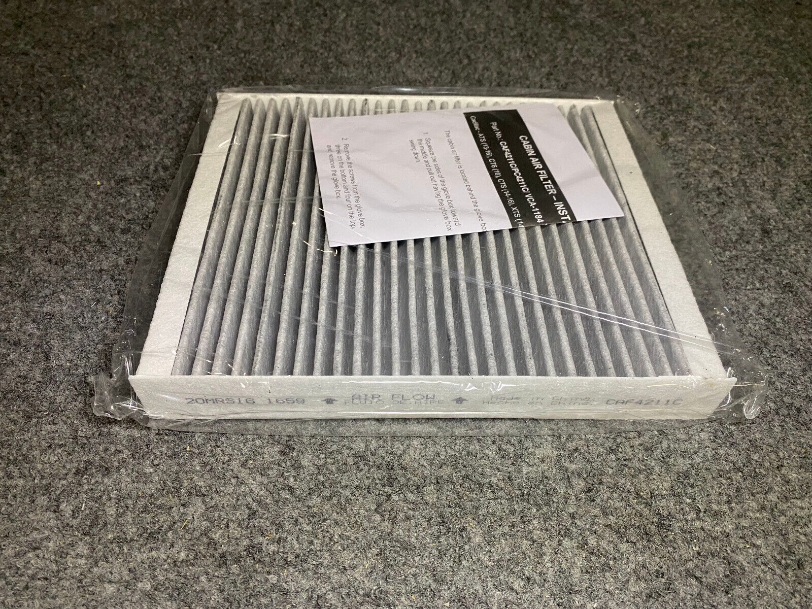 Parts Plus Cabin Air Filter - CAF4211C - For GMC / Cadillac / Chevrolet & Buick