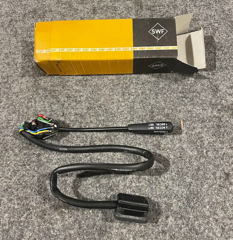 SWF Cruise Control Switch - 126-545-20-24 / 1265452024 - For Mercedes-Benz W126
