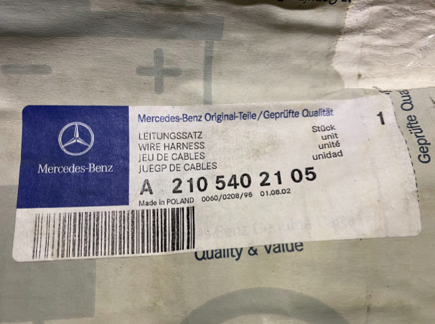 Mercedes-Benz Engine Wiring Wire Harness - A2105402105 - Fits MBZ M104.945 Eng.