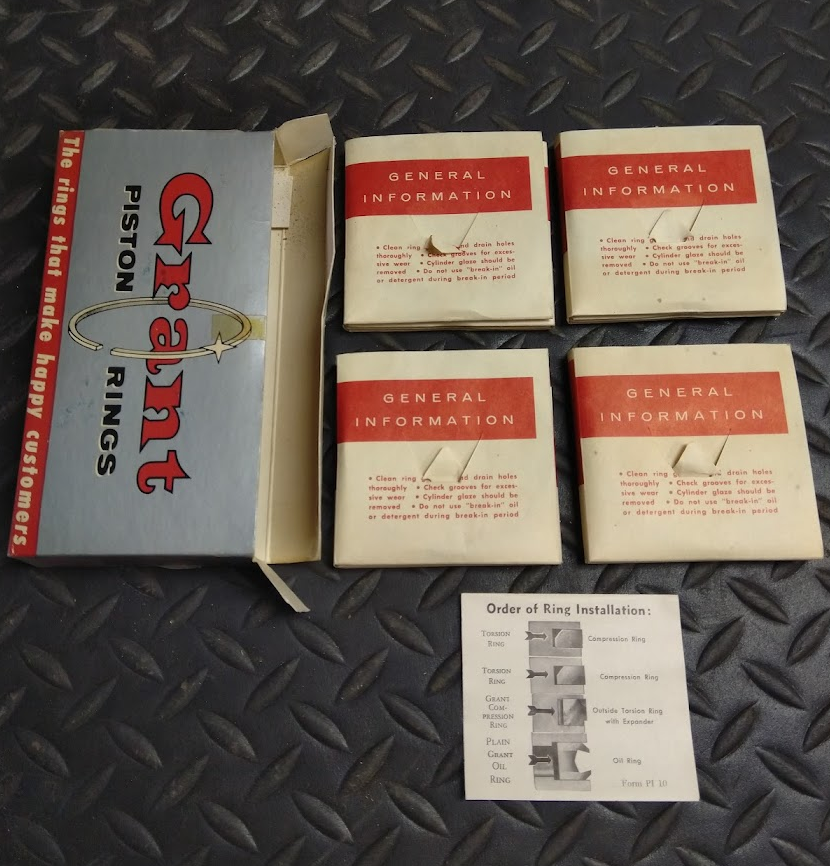 Grant Engine Piston Rings (STD) - FC 74 STD - For Wolseley 16/60 1962-1964
