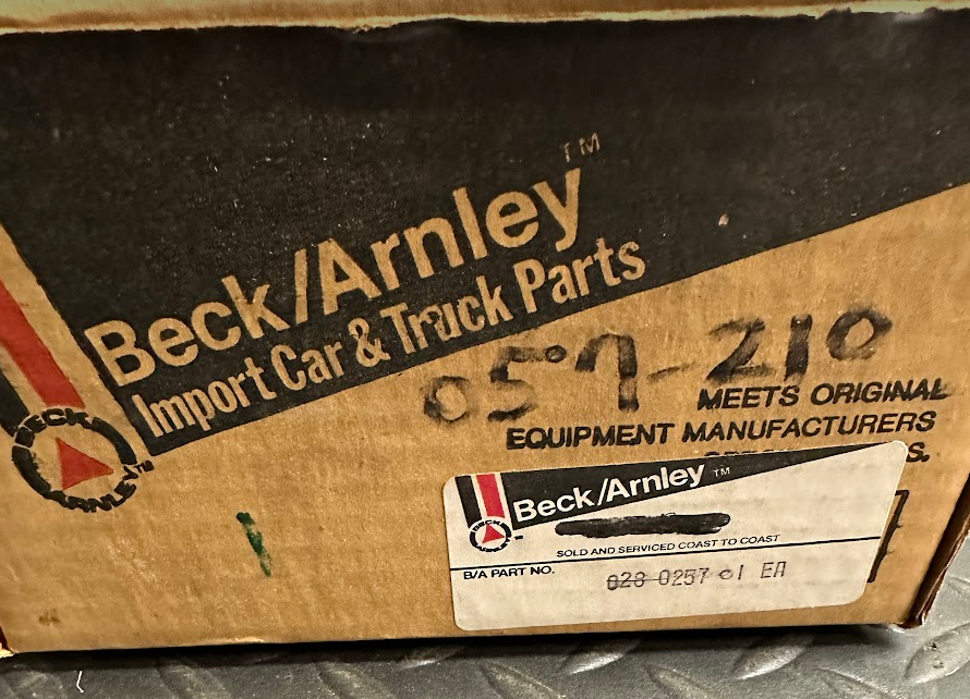 Beck Arnley Engine Oil Pump - 028-0257 / 057-210 / 15100-33011 - Fits Toyota
