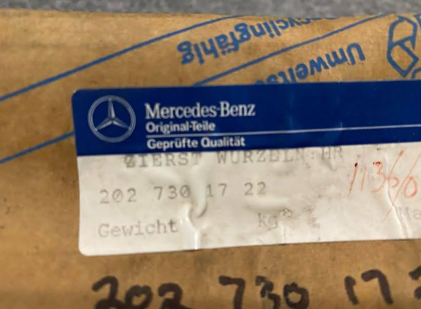Mercedes-Benz Upper Molding - 202-730-17-22 - Fits Mercedes-Benz C230 & C280